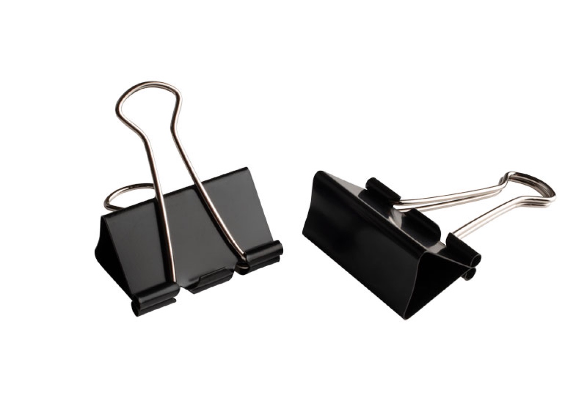 Papierklem Foldback Clip div. formaten kleuren Papierklem