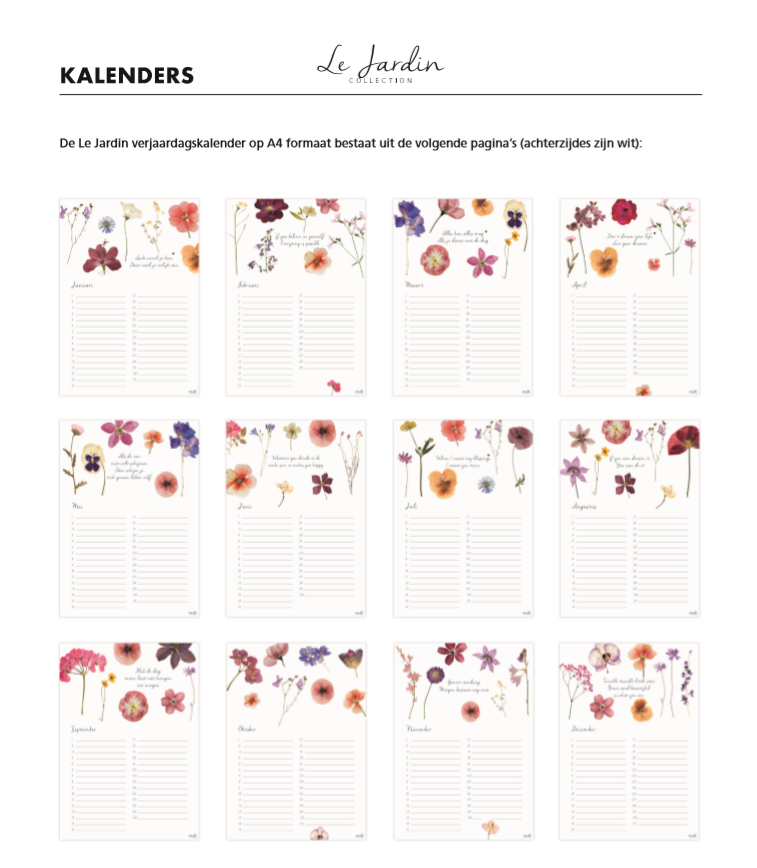 Los gen korting Verjaardagskalender op houten klembord met wenskaarten| Papierklem.nl